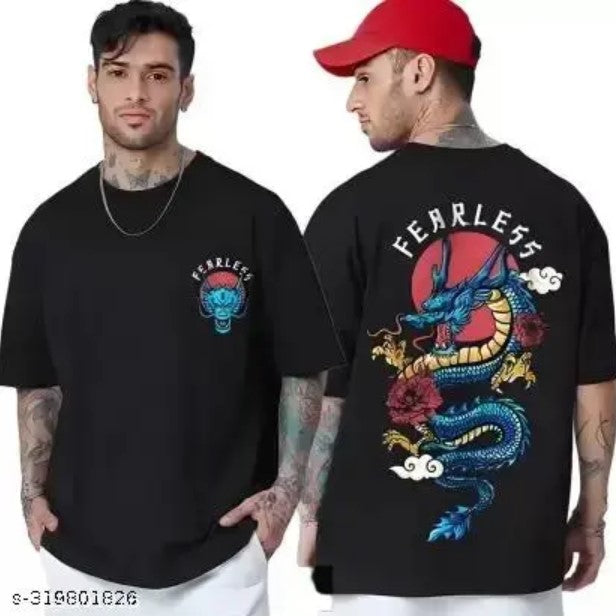Oversized T Shirt Back Print Anime